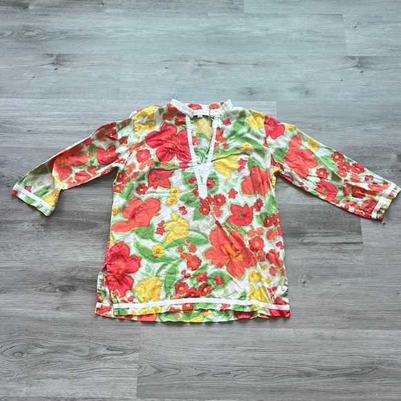 Jones New York Hawaiian Shirt - Picture 1 of 6